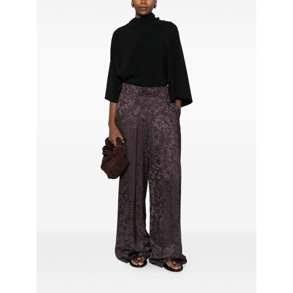 Dries Van Noten Women Pila Cotton Trousers